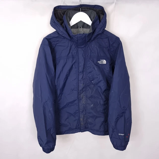 THE NORTH FACE RESOLVE Hyvent Waterproof Shell Rain Jacket Mens S Small Hooded