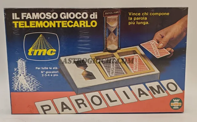 Paroliamo Gioco Da Tavolo Di Telemontecarlo Socoge Vintage '80 Nuovo Sigillato