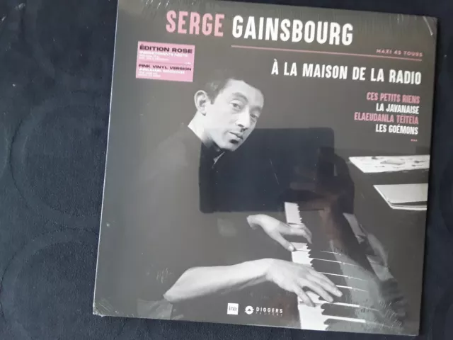 Serge Gainsbourg - A la maison de la radio - Maxi 45T - 12" - éd limitée - pink