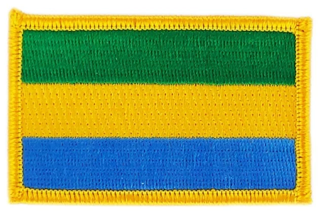 Patch Brodé Drapeau Namibie 7x4.5cm - Thermocollant Ou à Coudre - Pour Sac, Veste, Casquette - 100% Polyester