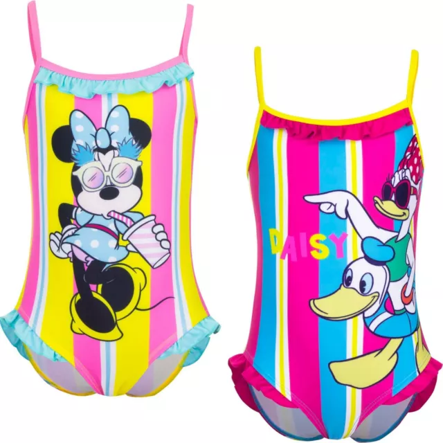 Costume da bagno bambina di Minnie intero bimba mare piscina 3 4 6 8 anni disney