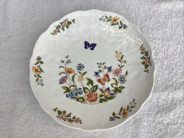 Aynsley Cottage Garden Fine English Bone China Large Dinner/Serving Platter 26cm