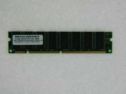 512MB PC133, SDR SDRAM, PC / server, 168-pin DIMM, 1 x