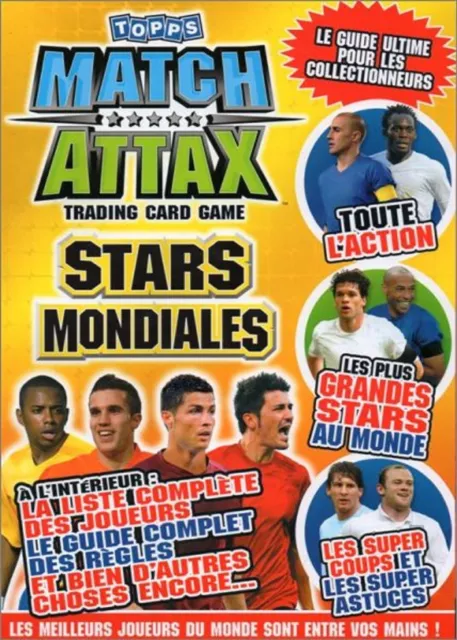 CARTE FOOT - TRADING CARD TOPPS MATCH ATTAX - STARS MONDIALES - 2010 - a choisir