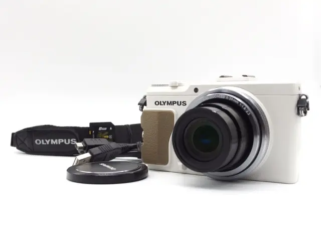 [NEAR MINT] Olympus STYLUS XZ-2 12.0MP White Compact Digital Camera From JAPAN