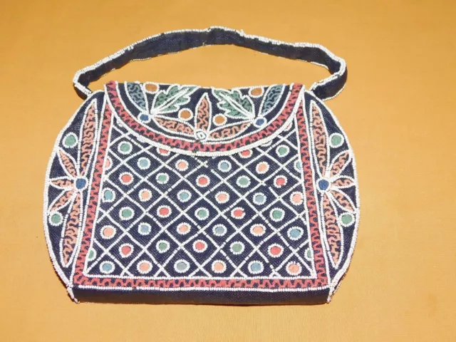 Vintage Old Beaded Handbag