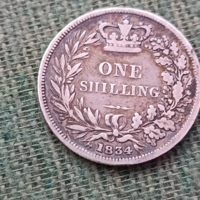 1834 George IIII Shilling