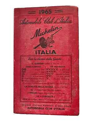 Guida Michelin 1965 Automobile Club d’Italia
