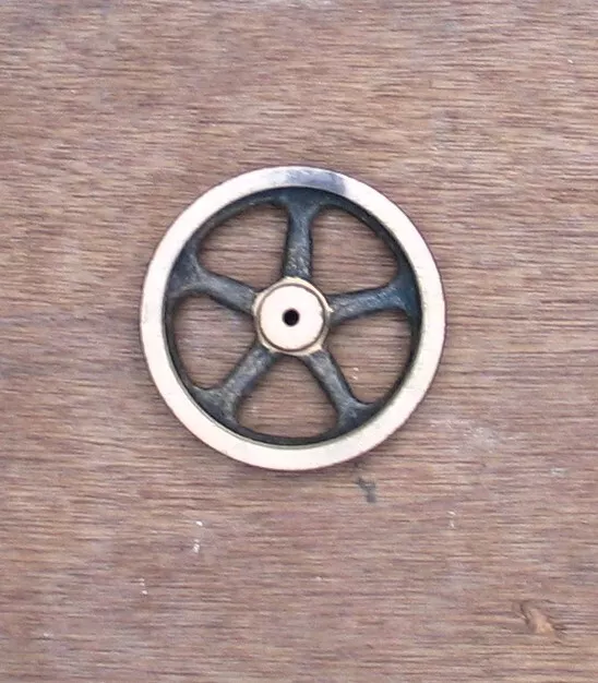 Meccano Compatible Brass Flywheel 3" dia