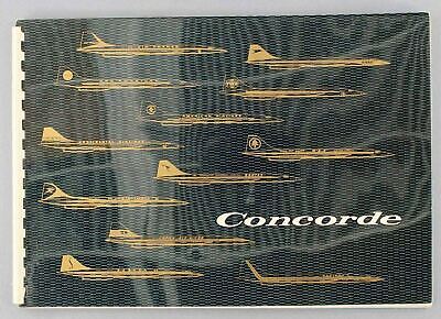 BAC SUD Concorde British Aviation Corporation UFFICIALE 1969 Copertina ref r14753 