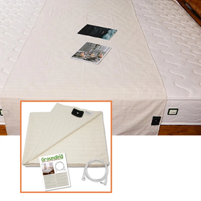 Grounding Fitted Sheets For Earthing King Size Bed Grounding Kit In Silver Thread - Foto 5