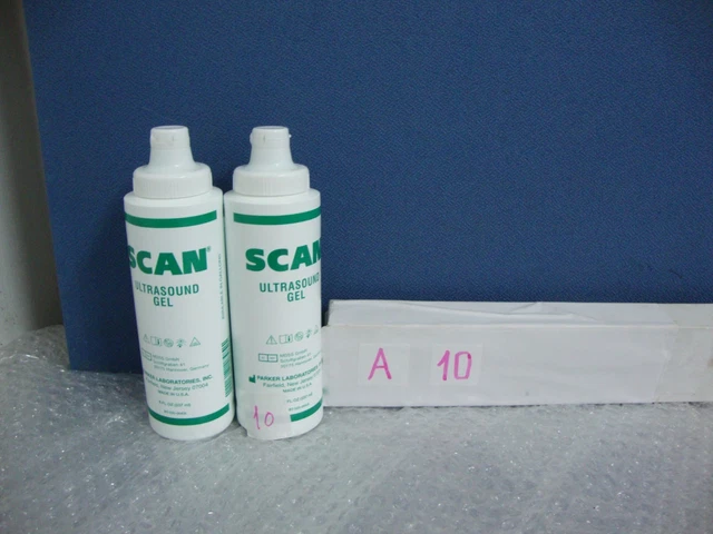 2 units lot NEW  Parker Labs Scan Ultrasound  Gel 8.5oz /237ml/