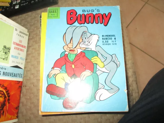 Bug's Bunny N° 4 Petit Format Bi-Mensuel Sage Mai 1962 Be