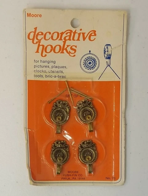Moore Decorative Hooks Set of 4