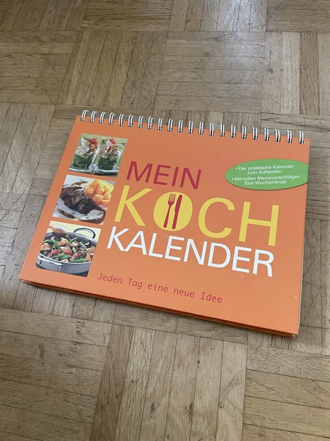 MEIN KOCH KALENDER Jeden Tag eine neue Idee ��Sammlerstück�� EUR 9,95 