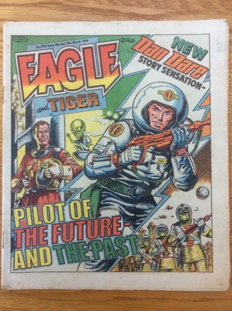 Eagle and Tiger #210 29/3/86 Dan Dare, Doomlord, 13th Floor,  IPC UK comic