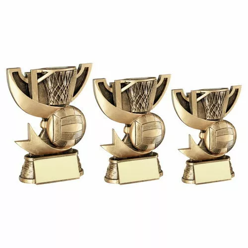 Baloncesto Taza Equipo Trofeo Oro Envejecido Resina Premio Grabado Gratis RF782