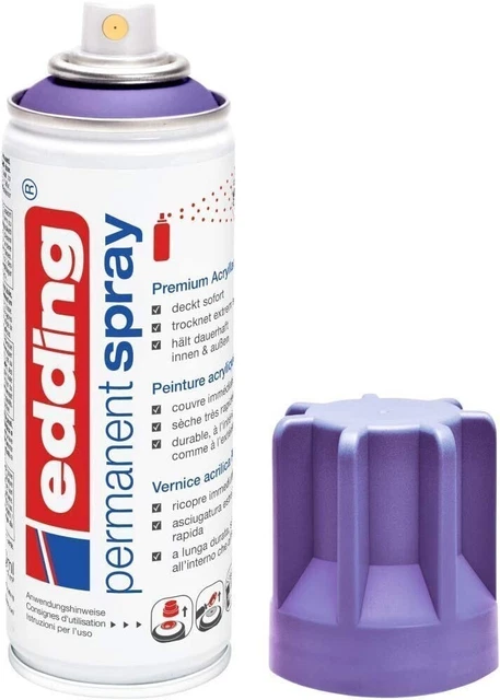 5200 Permanent Spray, lila matt, 200ml Premium Acryllack (2023) | edding 5200