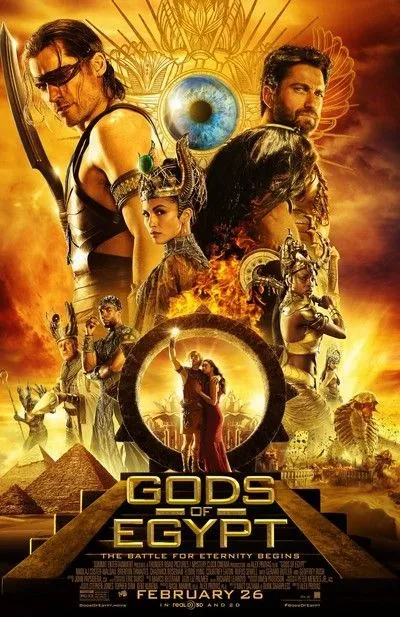 GODS OF EGYPT -2016- original 27x40 Final Style Movie Poster - CHADWICK BOSEMAN