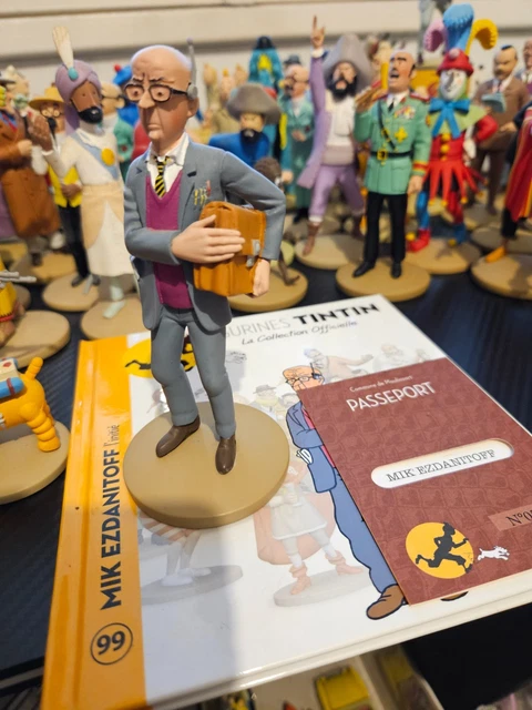 FIGURINE DIDI EST FOU COLLECTION TINTIN HERGE MOULINSART N°66