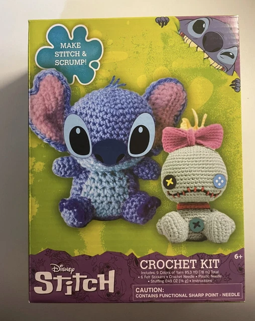 DISNEY LILO AND Stitch Stitch and Scrump Crochet Kit New In Box EUR 10
