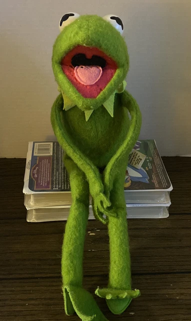 Vintage Kermit the Frog 1976 Fisher Price 850 Jim Henson Muppets Doll Plush 18"