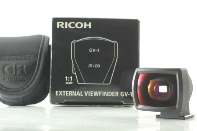 [MINT] Ricoh GV-1 External Viewfinder 21mm 28mm Wide Angle For GR JAPAN