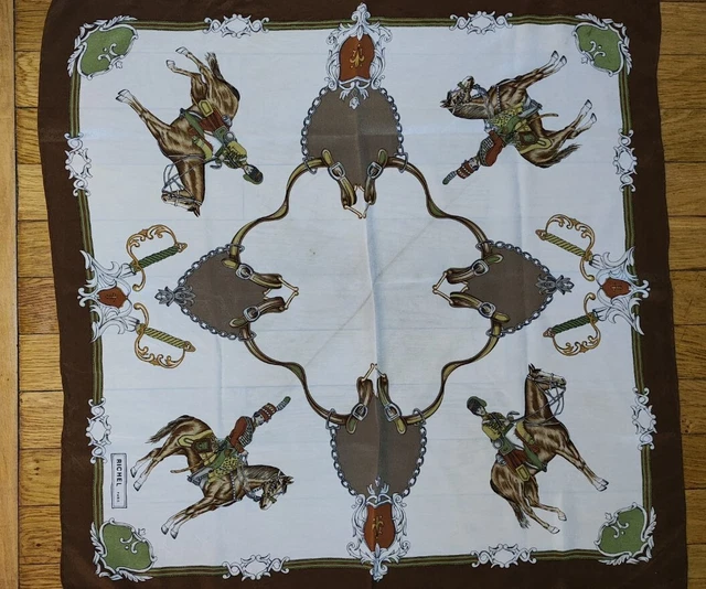 VINTAGE FOULARD RICHEL Paris scarf silk EUR 3,06 - FR