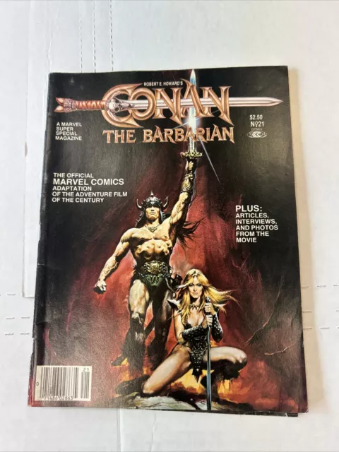 Marvel Conan The Barbarian Comic Book 1982 No. 21  Excellent Condition