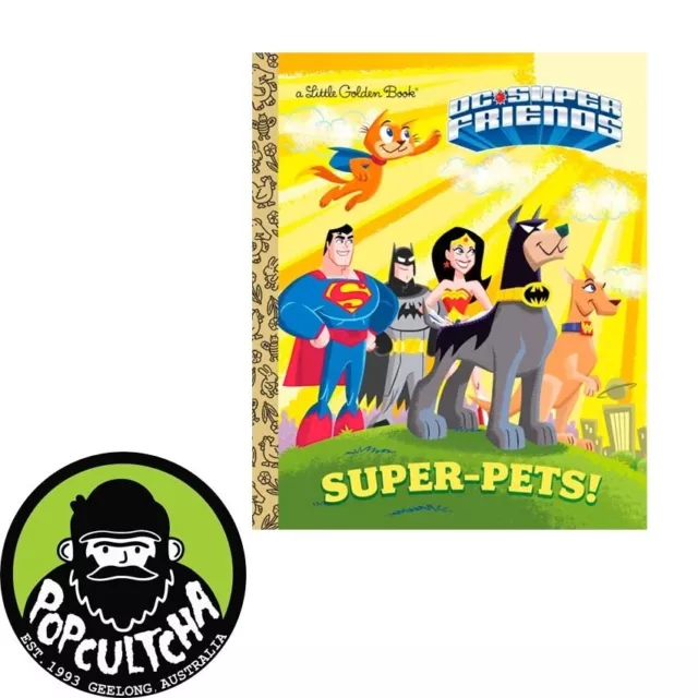 DC Super Friends - Super-Pets! Little Golden Book Hardcover "New"