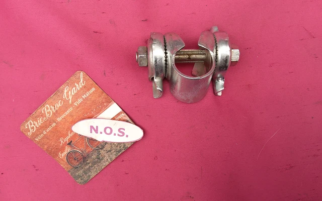 NOS NEUF IDEALE SEATPOST CLAMP STEEL OLD BIKE VINTAGE CHARIOT