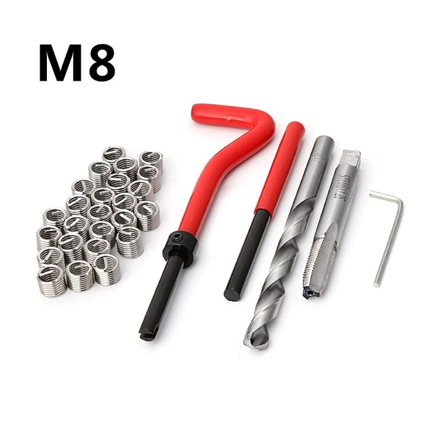 30Pcs Thread Repair Insert Auto Repair Hand Tool Set For Car Repairing