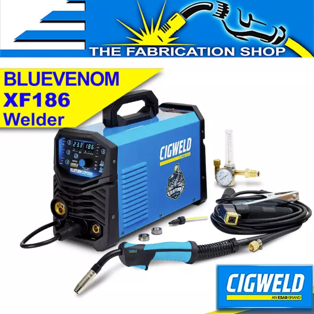 Cigweld Blue Venom XF186 Multi Mig Tig Stick Welding Welder Machine 186 W1400186