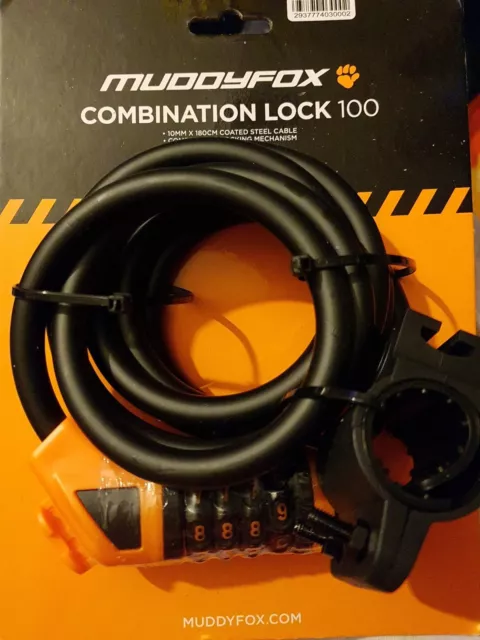 Muddyfox chain cheap combination lock