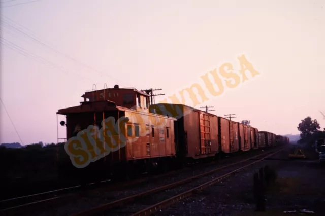 Vtg 1972 Train Slide 540 EJ&E Elgin Joliet & Eastern Railway Caboose X6K009