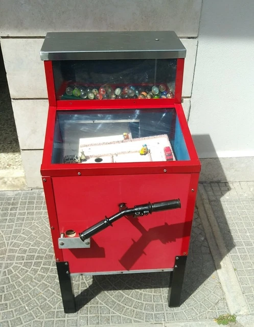 Microguida Vintage distributore di palline pista gettoniera 0,50