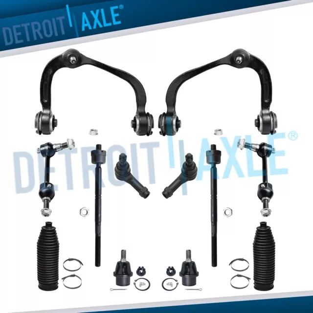 4WD Front Upper Control Arms Sway Bar Links Suspension Kit 2004 2005 Ford F-150