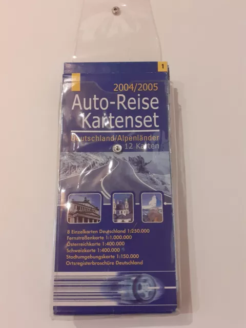 Auto Reise Kartenset Strassenkarten Landkarten Deutschland Alpenländer Pläne