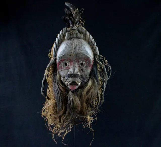 Art Afrikanisch tribal - Großartige Maske Sängerin Dan - - 55 CMS