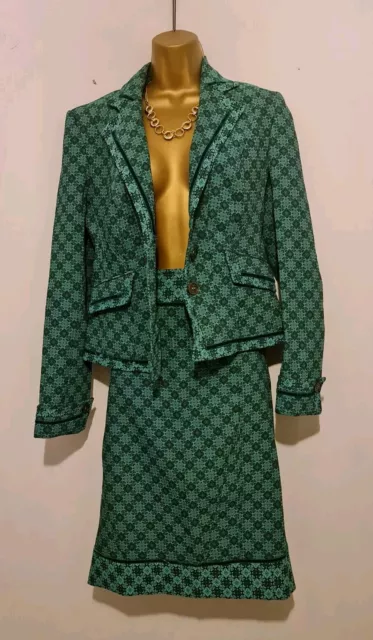 Stunning KAREN MILLEN  Ladies  Blazer Skirt Suit  10 / 12 / M