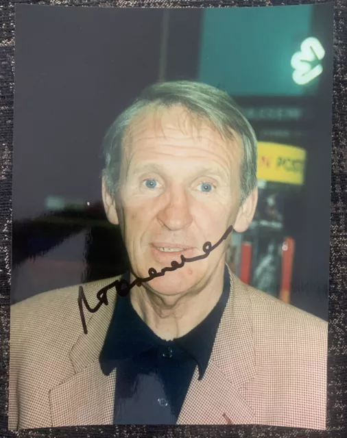 Signed Paddy Crerand Manchester United Scotland Photograph Signature Autograph