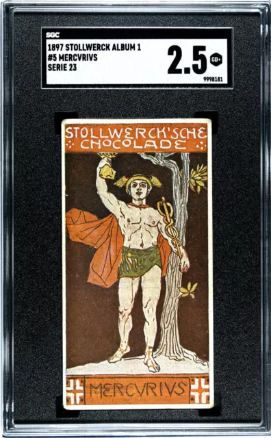 1897 Stollwerck Chocolate Mercvrivs (Mercury) #5 Album 1 Serie 23 SGC 2.5