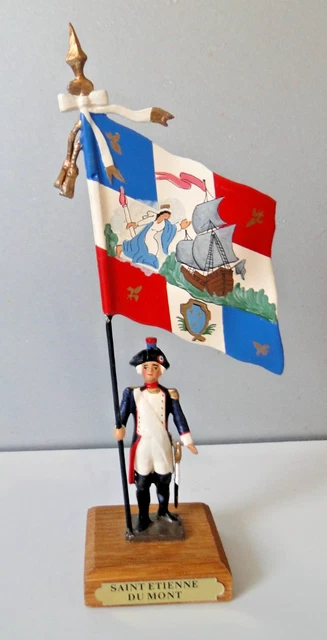 Soldat De Plomb CBG Mignot - Porte-drapeau Paris Cordeliers - Révolution Française - 54mm