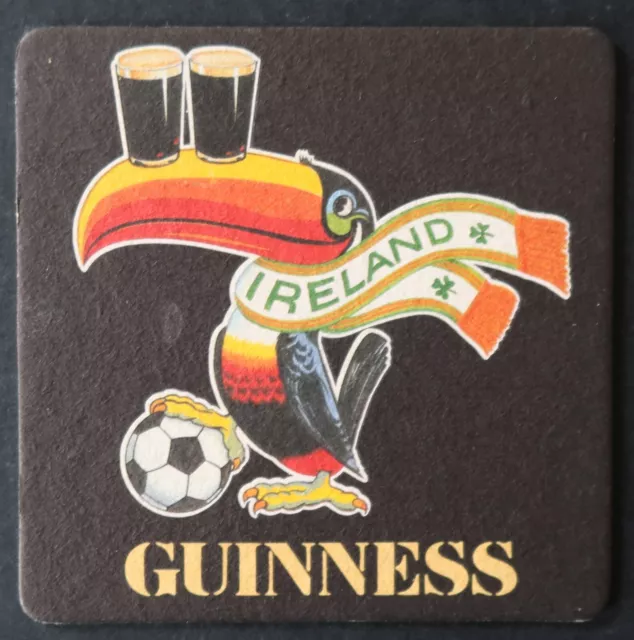 Sous-bock GUINNESS World cup facts football beermat coaster 22