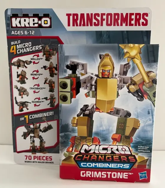Kreo #A7827 Transformers Micro Changers 2013 Combiner GRIMSTONE MISB Rare!