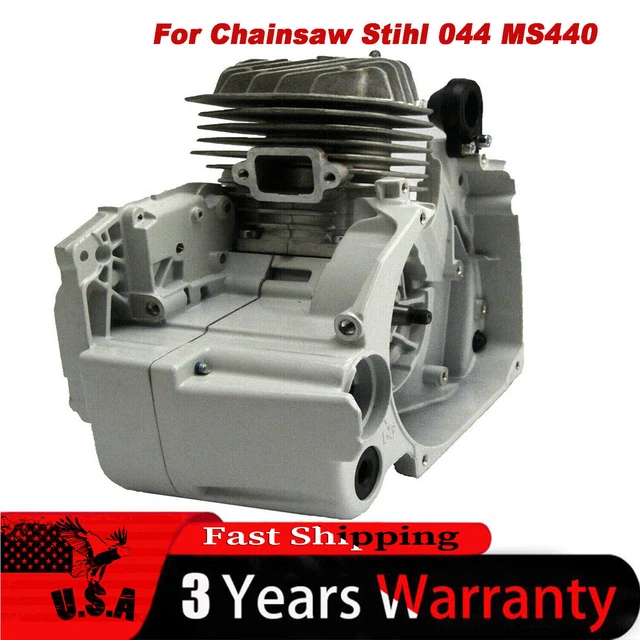 Crankcase Cylinder Piston Crankshaft 50mm Bore For 044 Ms440 Stihl Engine Motor