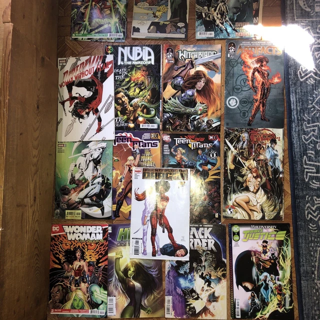 16 Books Comic Lot DC, TOP COW, MARVEL- She Hulk, Wonder Woman Teen Titans Etc.