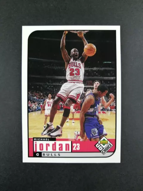 MICHAEL JORDAN - Chicago Bulls 1998-99 Upper Deck UD Choice NBA Basketball #23