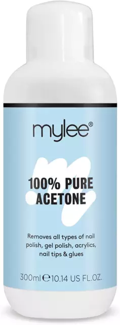 Mylee 100 % Reines Aceton, UV Nagellackentferner - Entfernt Nagellack, Gel Nagel