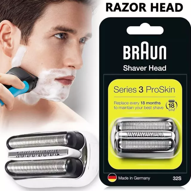 Braun Series 3 Electric Shaver Replacement Head Pro Skin Electric Shavers Kit